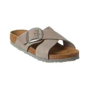 Birkenstock Siena Big Buckle Sandal Dove Gray Size 41 (US 10-10.5)